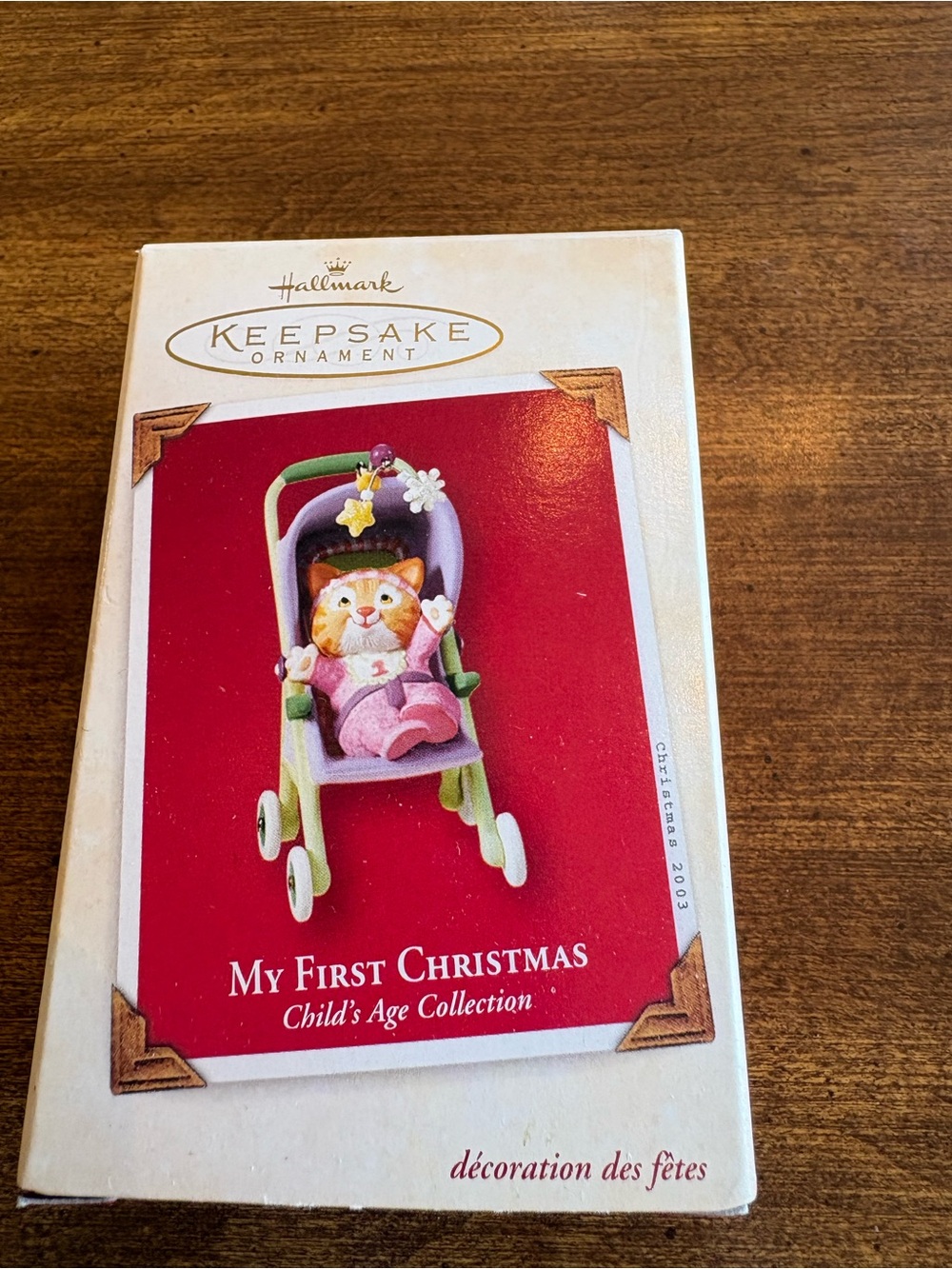 Hallmark keepsake 2003 My First Christmas Ornament Child’s Age Collection Girl